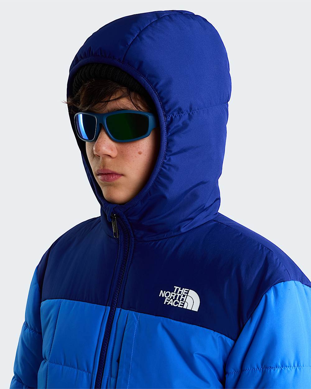 Giacca reversibile con cappuccio e cerniera integrale Shasta da ragazzo TNF ALT6
