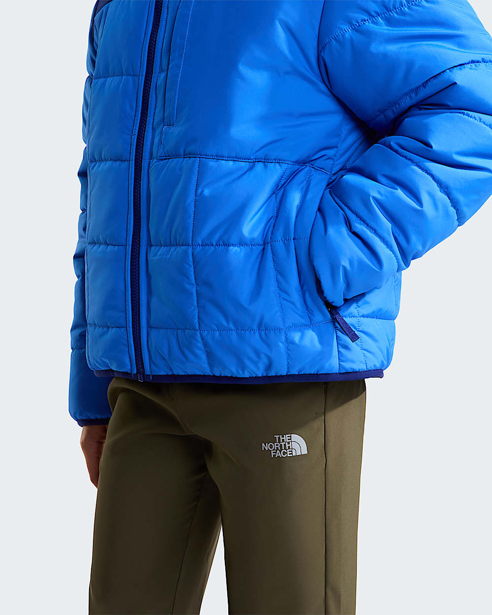 Giacca reversibile con cappuccio e cerniera integrale Shasta da ragazzo TNF ALT8