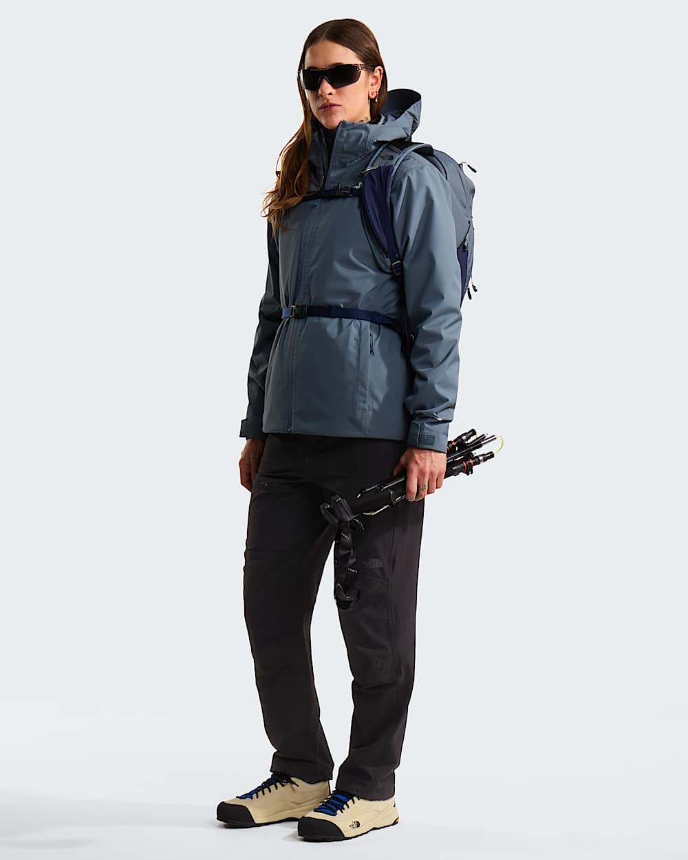 Giacca Quest DryVent Triclimate 3In1 da donna TNF Granite GreyFrost Grey ALT1