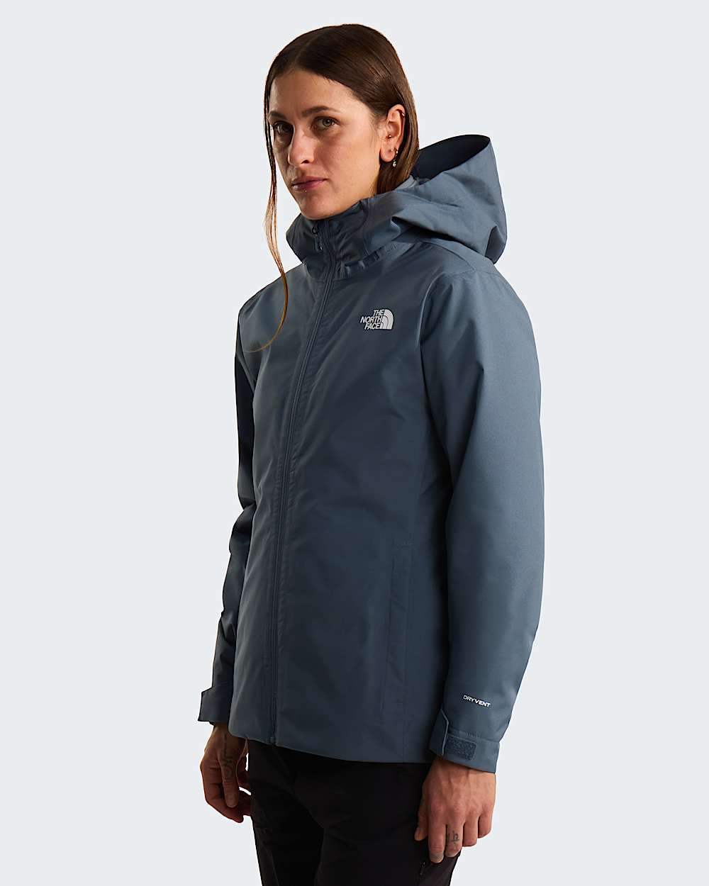 Giacca Quest DryVent Triclimate 3In1 da donna TNF Granite GreyFrost Grey ALT4