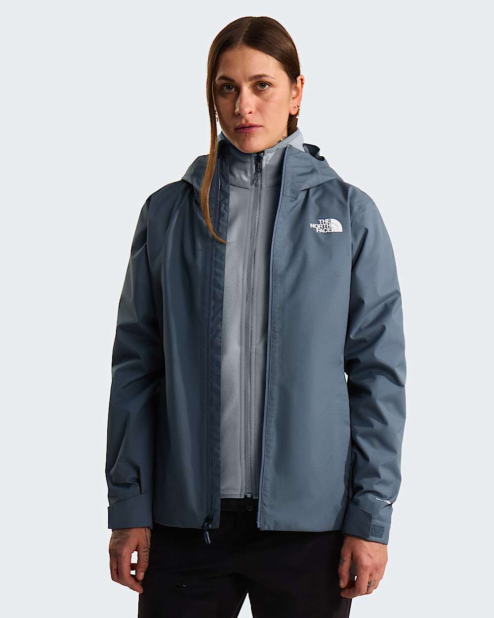 Giacca Quest DryVent Triclimate 3In1 da donna TNF Granite GreyFrost Grey HERO