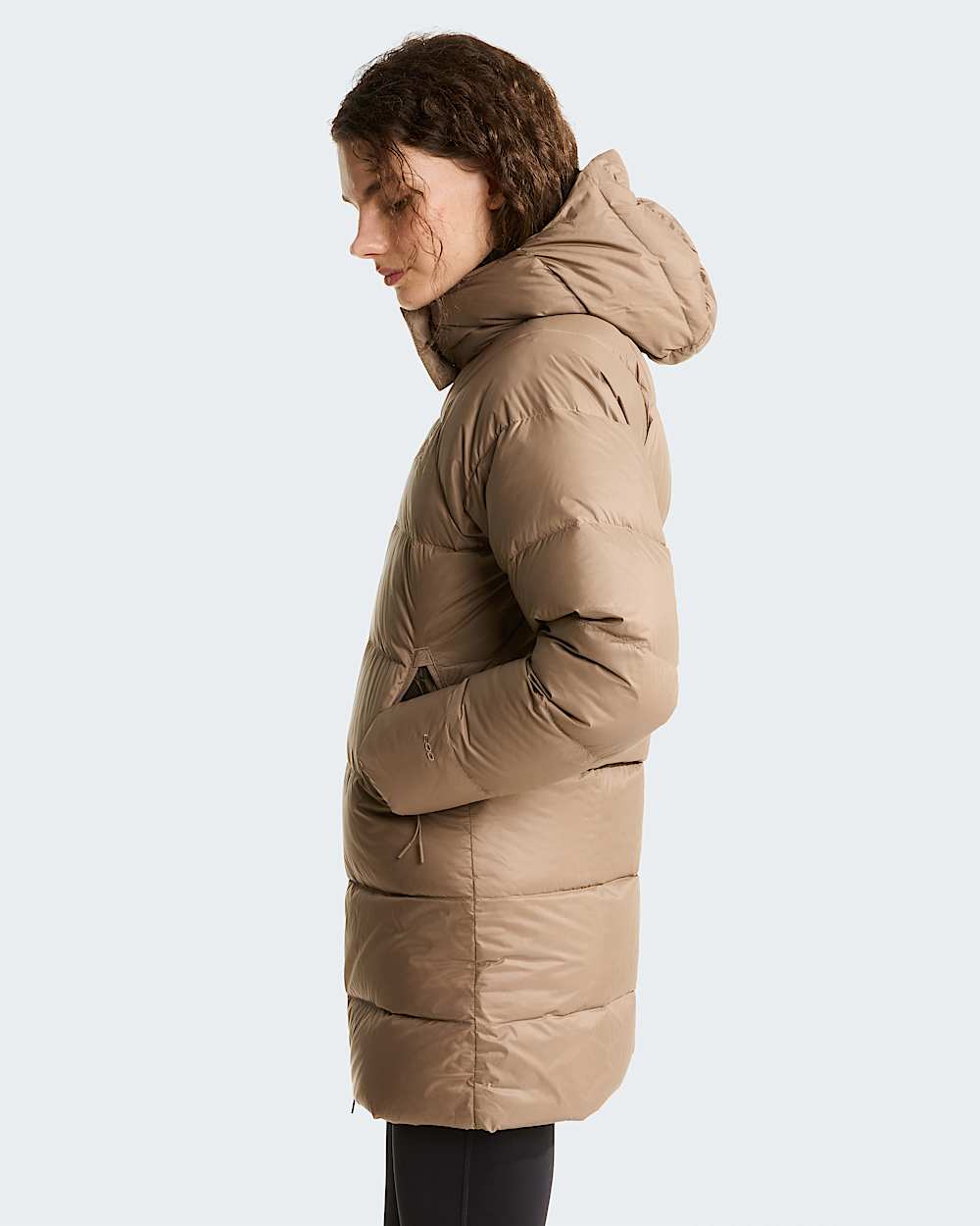 Womens Hydrenalite City Down Hooded Parka TNF alt2