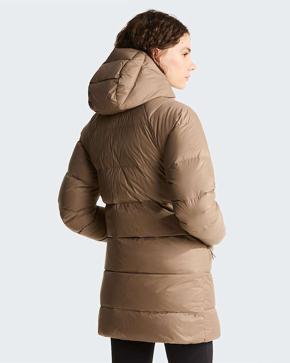 Womens Hydrenalite City Down Hooded Parka TNF alt3