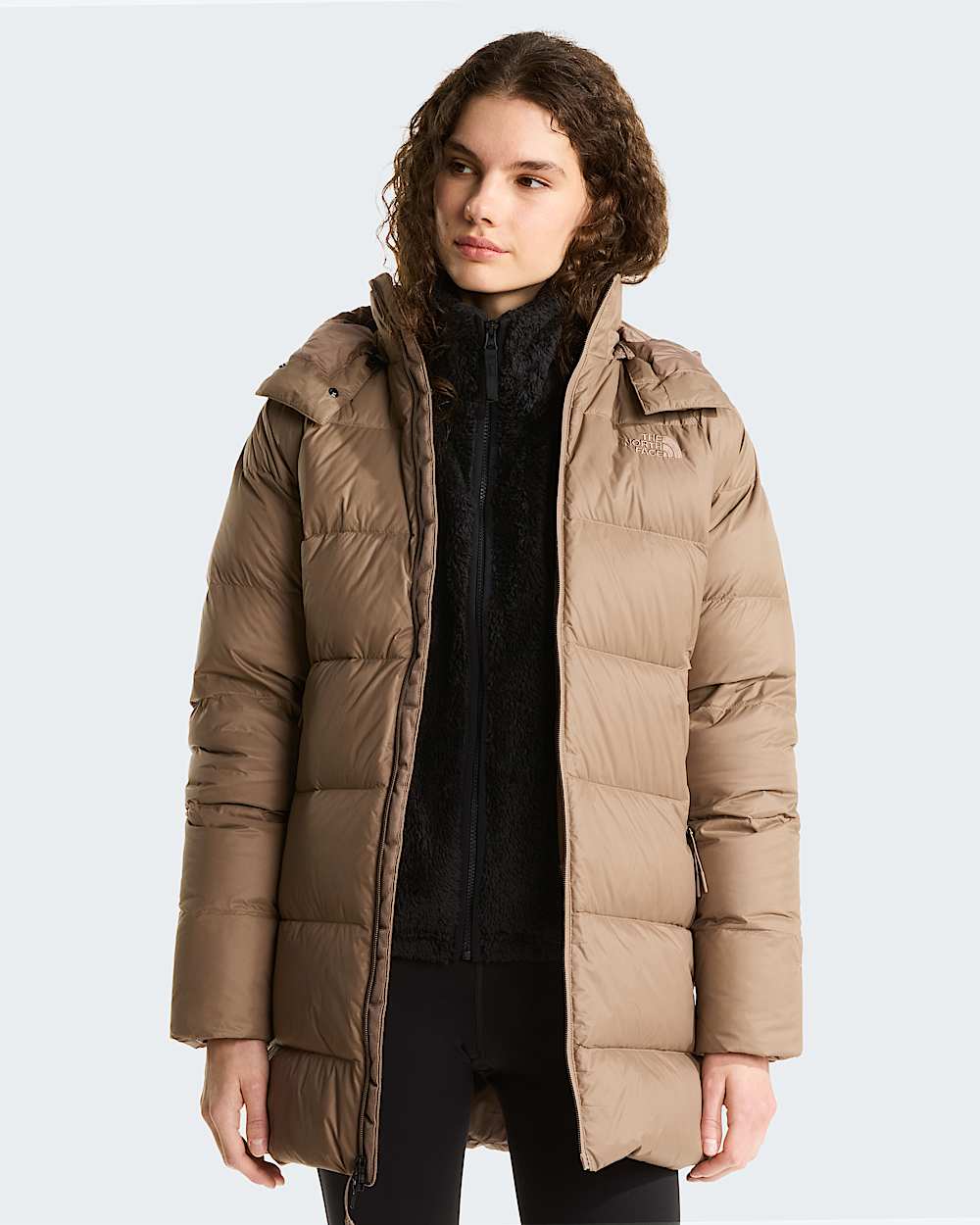 Womens Hydrenalite City Down Hooded Parka TNF alt4