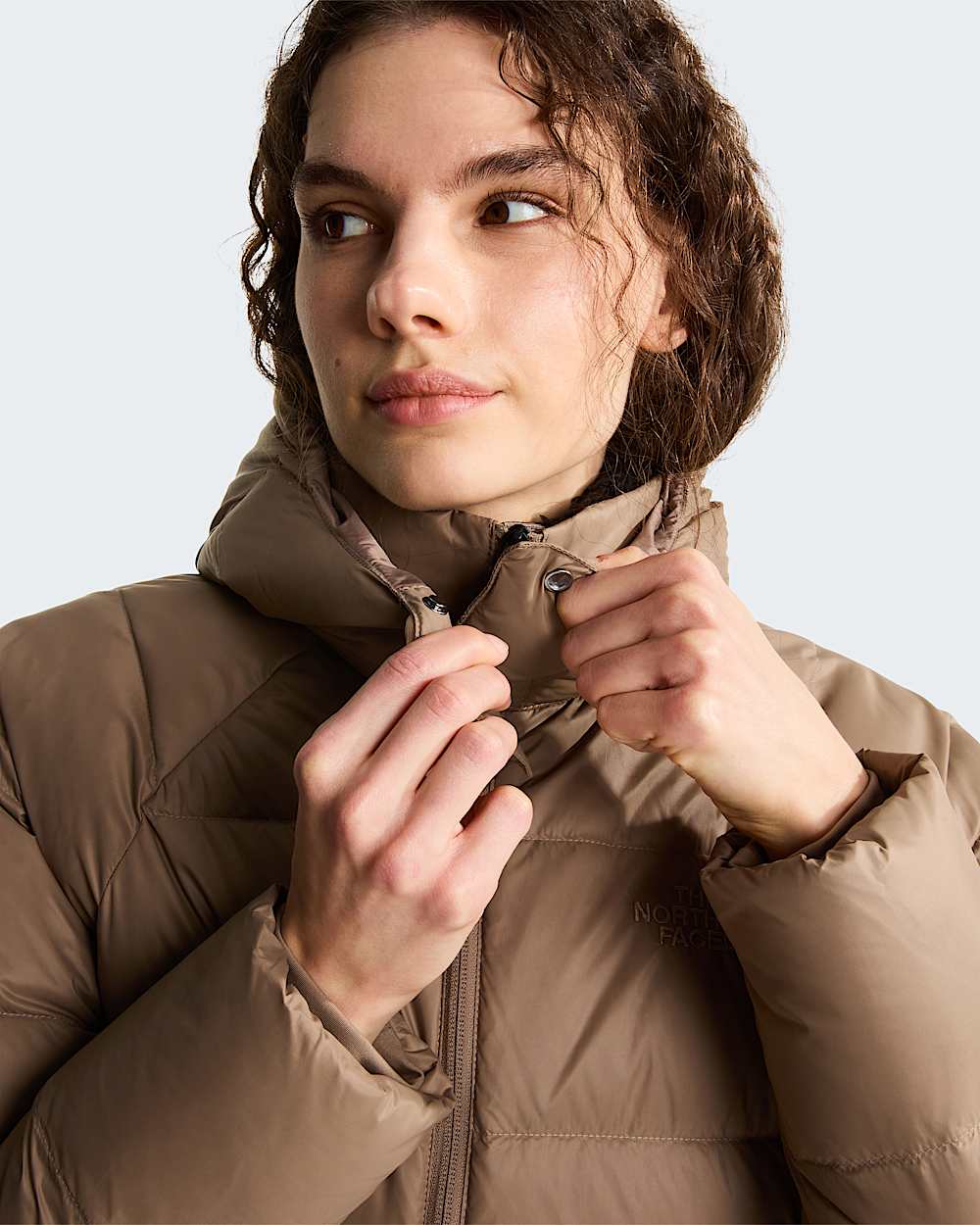 Womens Hydrenalite City Down Hooded Parka TNF alt6