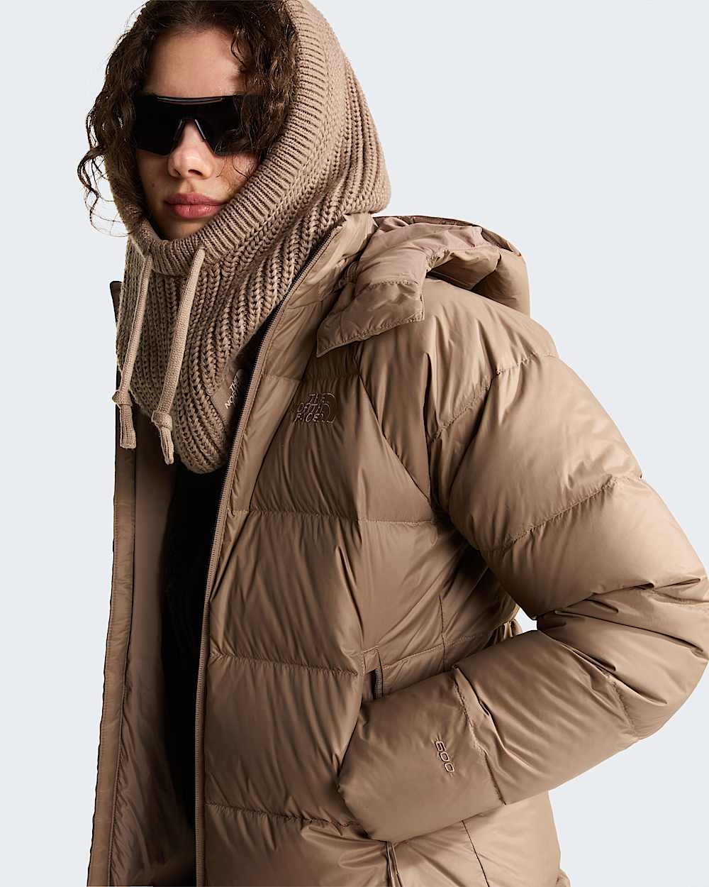 Womens Hydrenalite City Down Hooded Parka TNF alt9