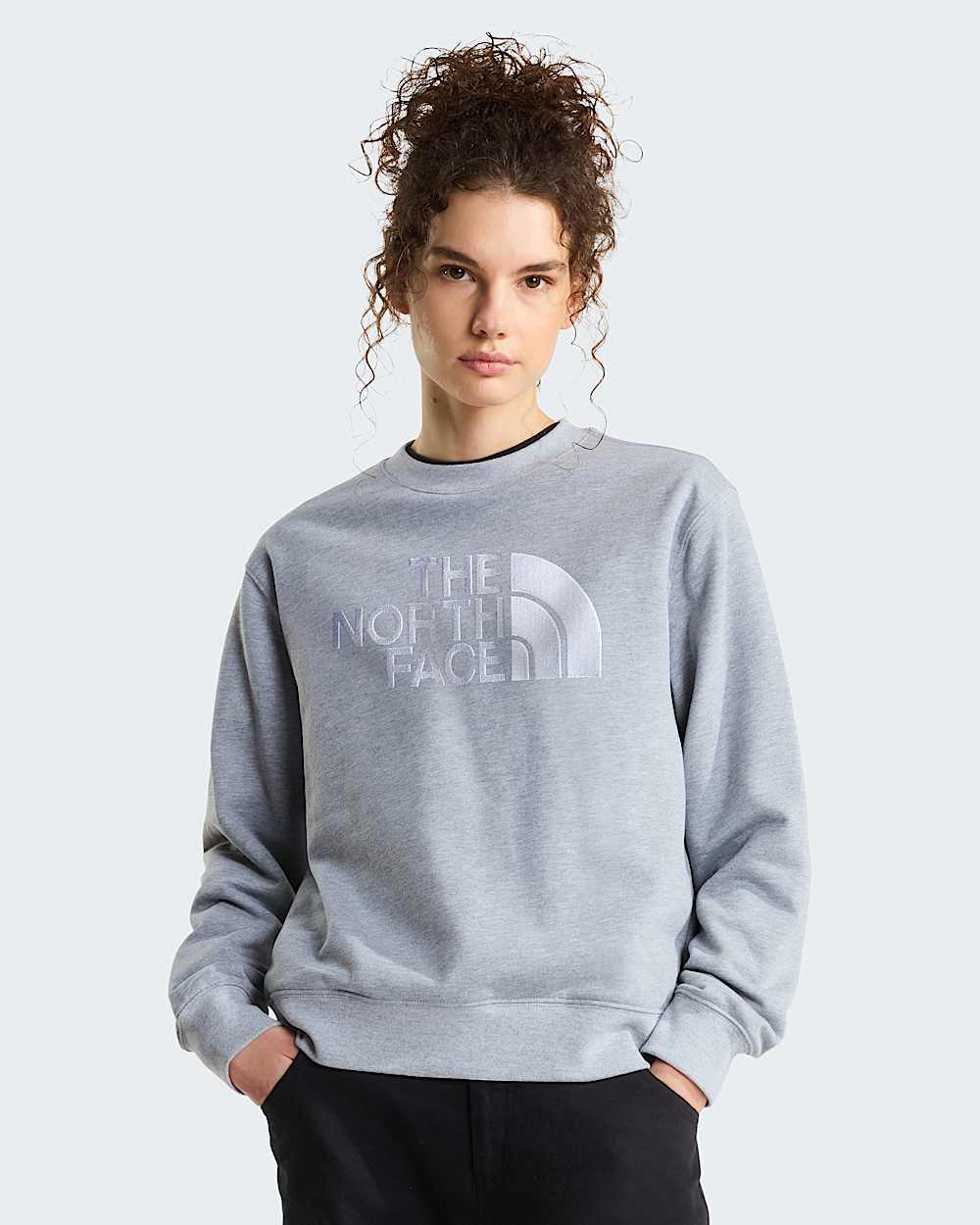 TNF Essential Terry Simple Dome Relaxed Sweatshirt voor dames TNF HERO