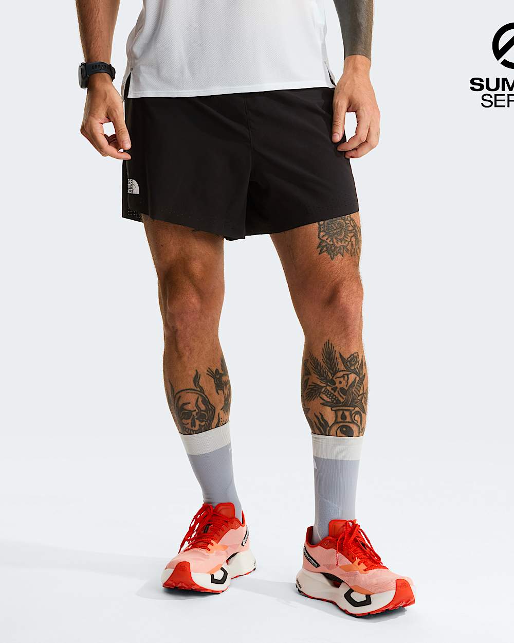 Mens Summit Pacesetter 5 Shorts TNF HERO