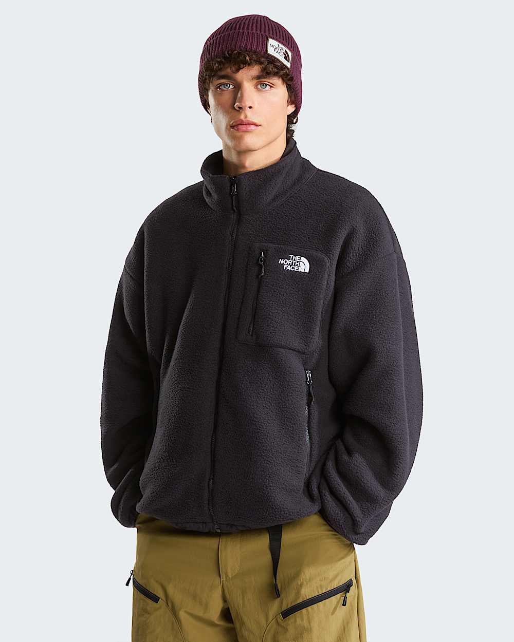 Omkeerbare Yumiorifleecejas voor heren TNF HERO
