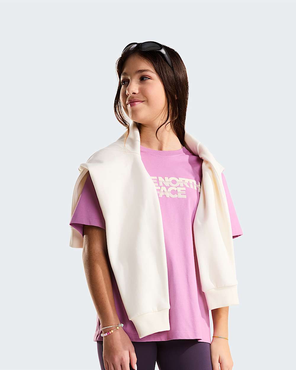Chalbi Relaxed Graphic TShirt Teenager TNF ALT4