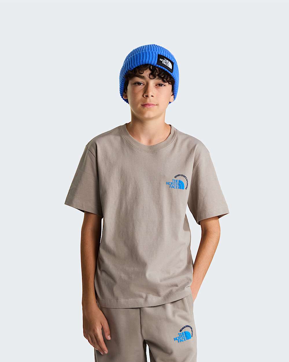 Explore Fonts Relaxed Graphic TShirt fr Teenager TNF ALT3