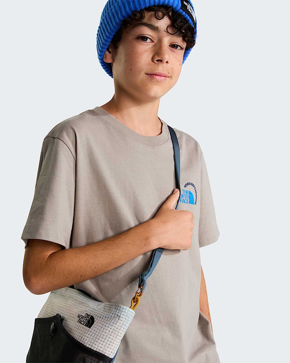 Explore Fonts Relaxed Graphic TShirt fr Teenager TNF ALT6