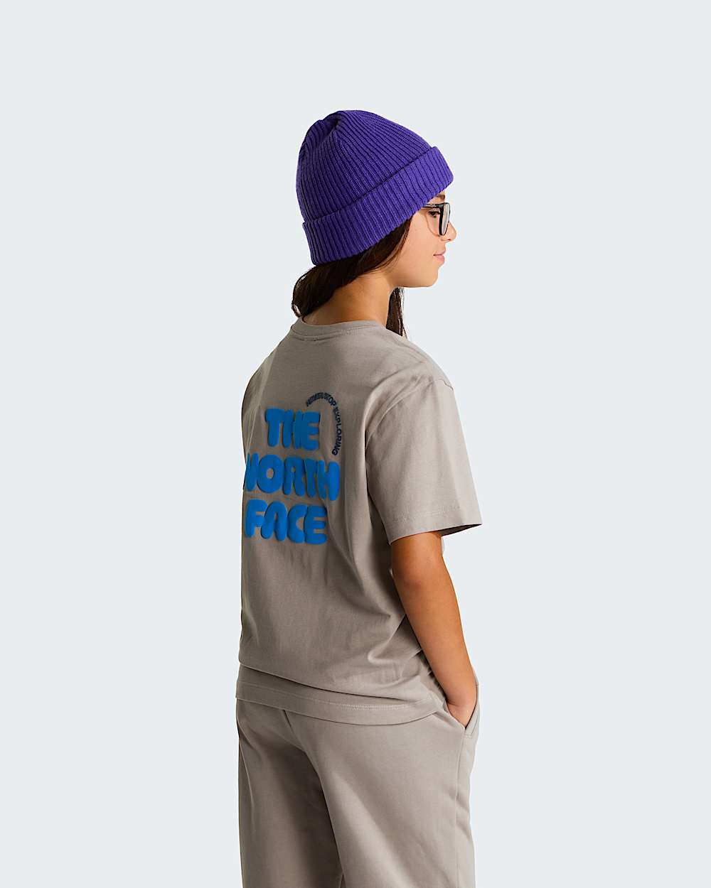 Explore Fonts Relaxed Graphic TShirt fr Teenager TNF ALT15