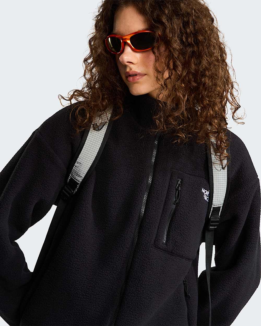 Dame Yumiori Vendbar Fleecejakke TNF alt9