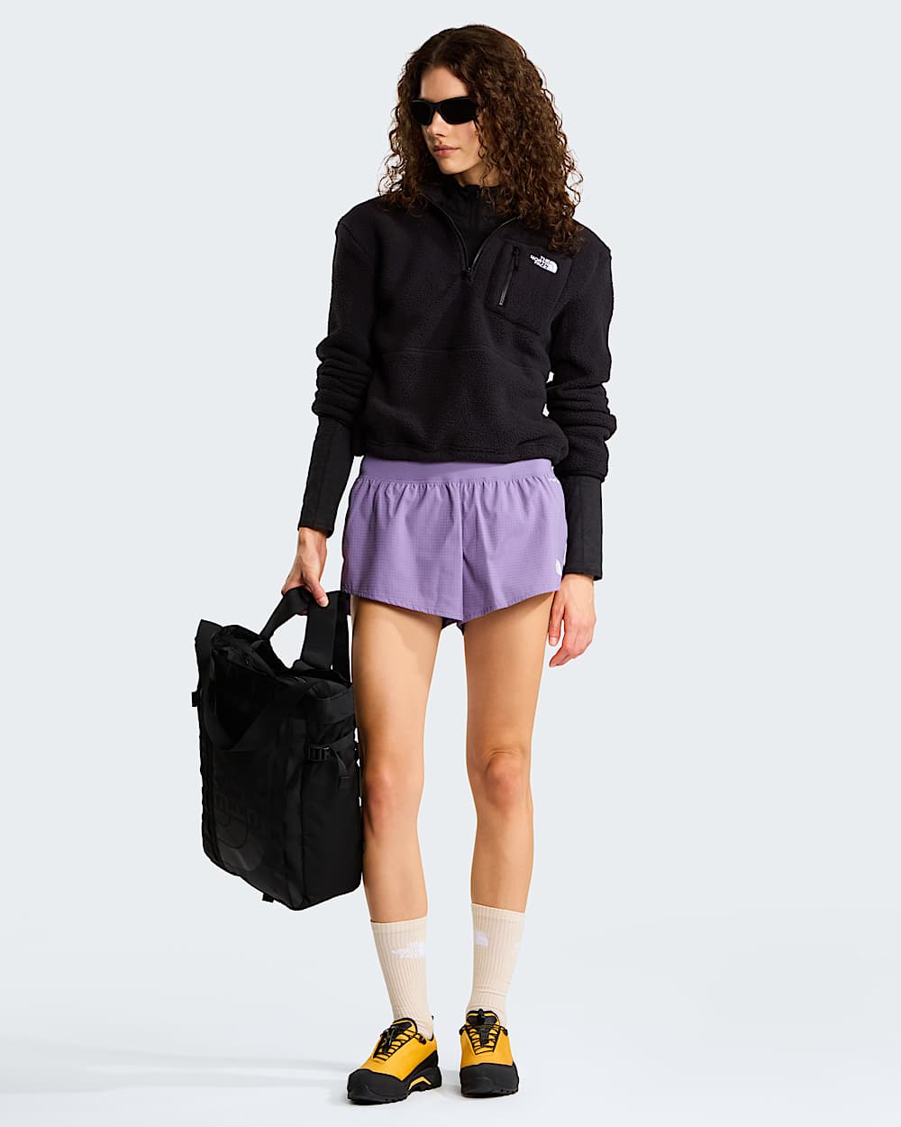 Womens Yumiori 14 Zip Fleece Jacket TNF alt1