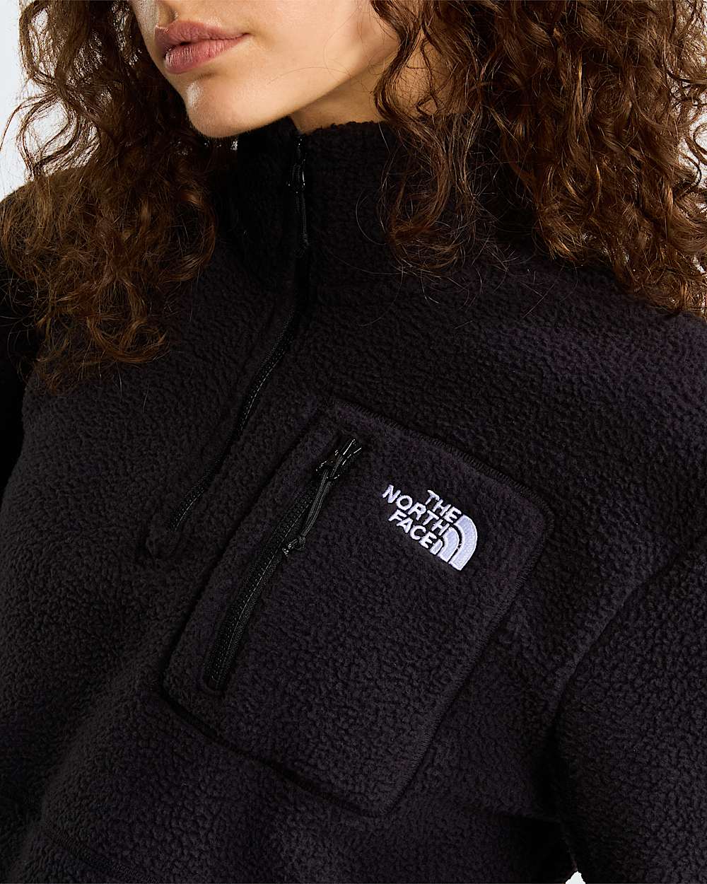 Womens Yumiori 14 Zip Fleece Jacket TNF alt4