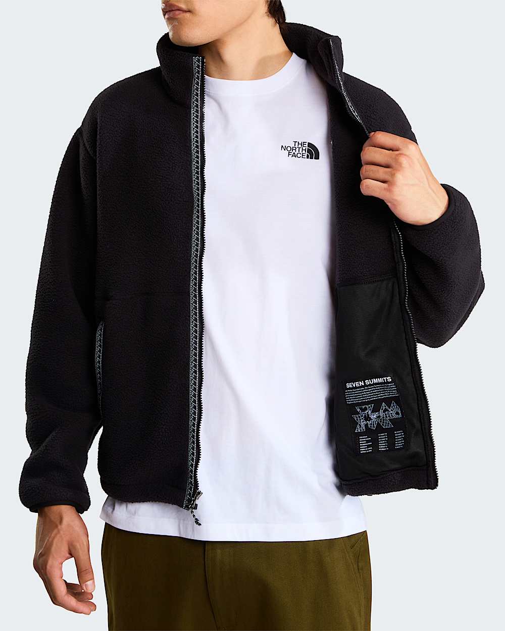 Mens TNF Fleeski FullZip Fleece TNF ALT6