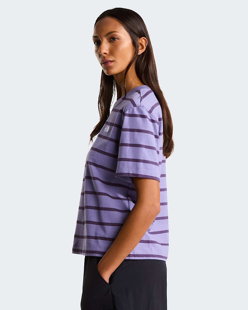 Tshirt Vista Stripe da donna TNF ALT2