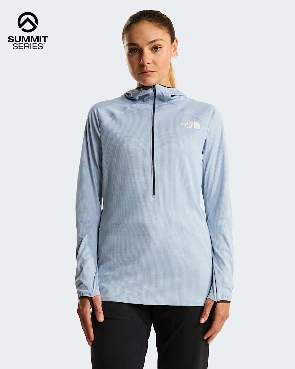 Womens Summit Direct Sun Hoodie TNF hero