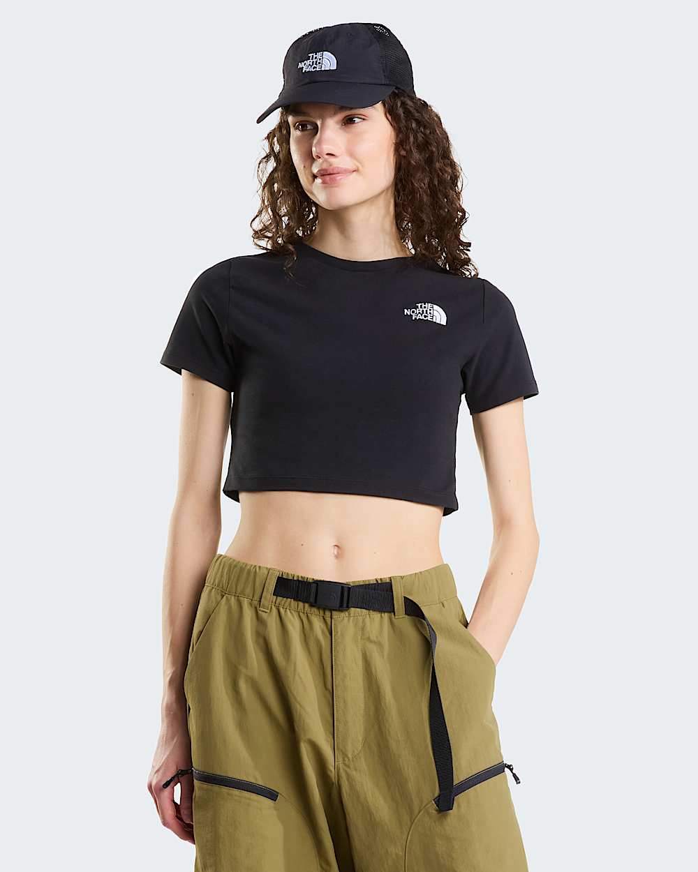 Kurzgeschnittenes TShirt fr Damen TNF alt4