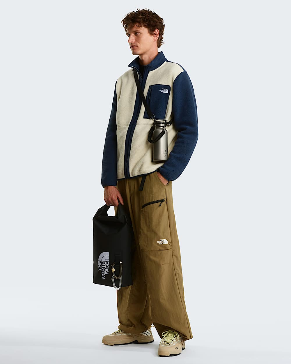 Yumiori Fleecejacke mit durchgehendem RV fr Herren TNF alt5