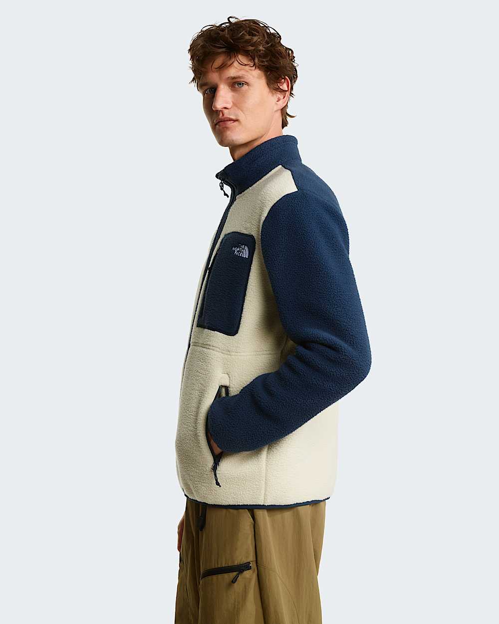 Yumiori Fleecejacke mit durchgehendem RV fr Herren TNF alt6