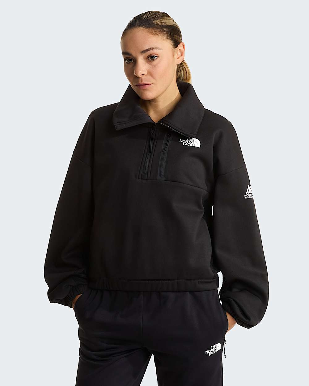 Mountain Athletics Fleece mit 14langem RV und Trichterhals TNF alt4