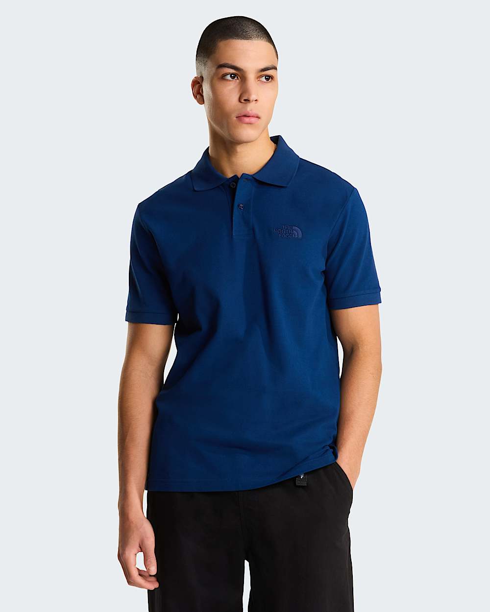 Essentialpolo met normale pasvorm voor heren TNF alt4