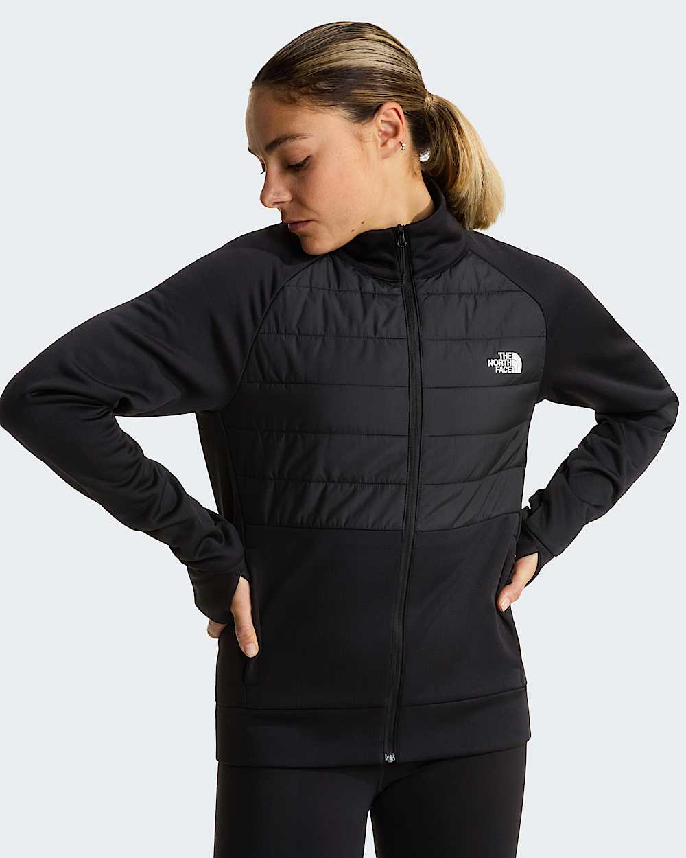 Reaxion 20 Hybridjacke mit durchgehendem RV fr Damen TNF alt4