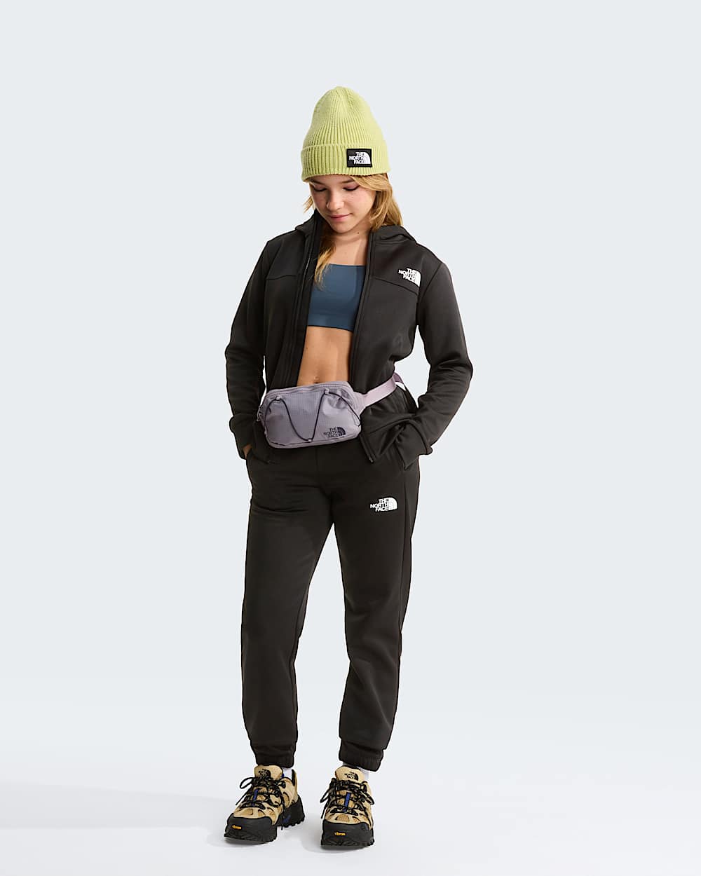 Teens Reaxion FullZip Hoodie TNF alt12