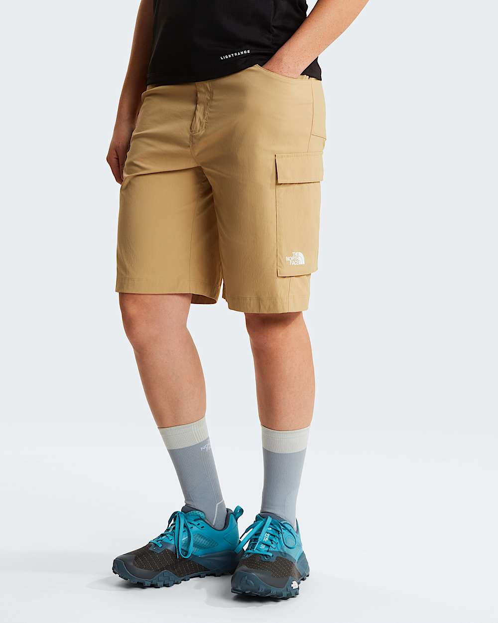 Pantaln corto tipo cargo Exploration para mujer TNF alt4