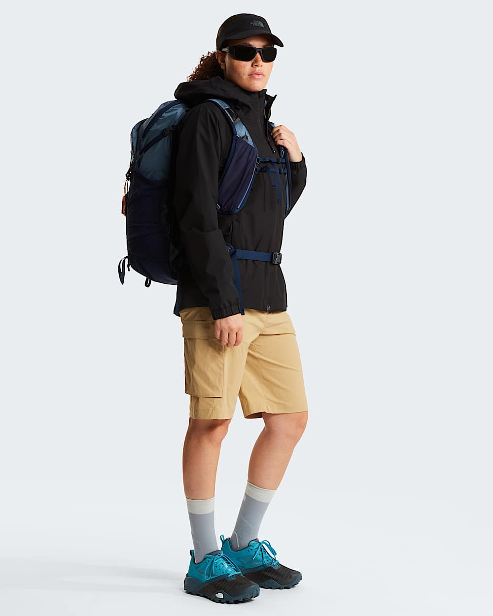 Pantaln corto tipo cargo Exploration para mujer TNF alt5