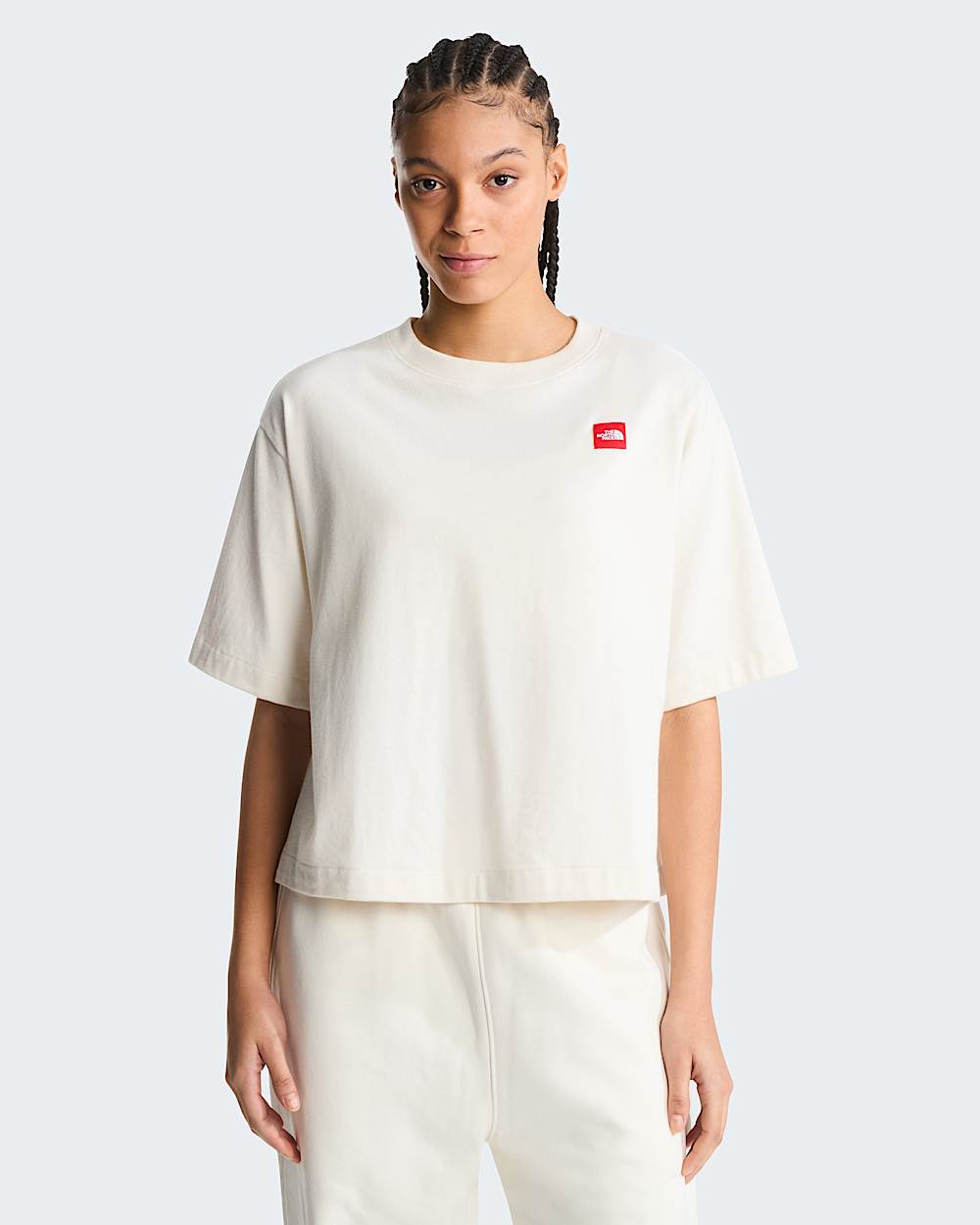 Red Box Boxy TShirt fr Damen TNF alt4