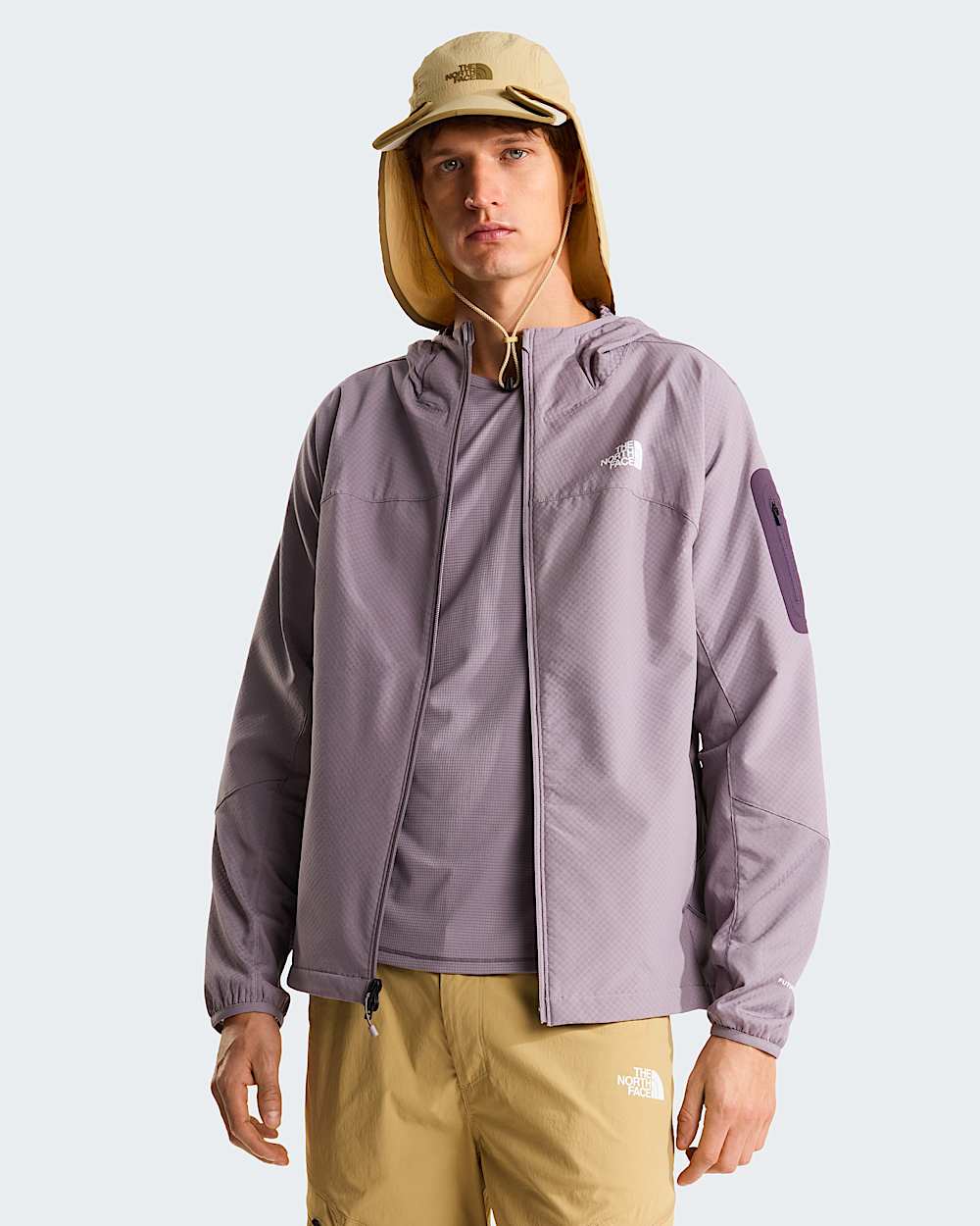 Giacca Hybrid Tek Approach con cappuccio e cerniera integrale da uomo TNF alt8