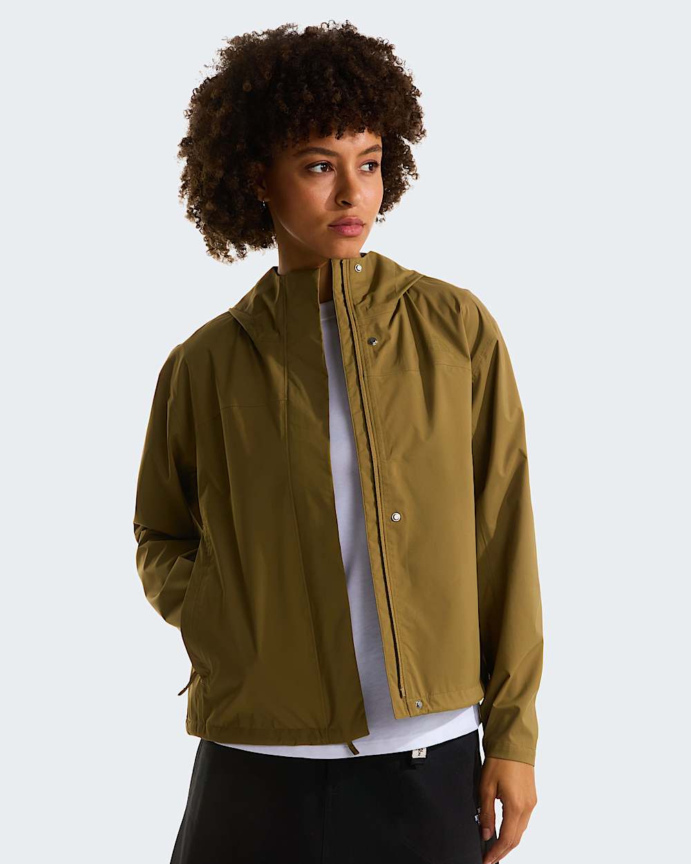 Chaqueta impermeable de 3 capas con capucha Voyage para mujer TNF alt8