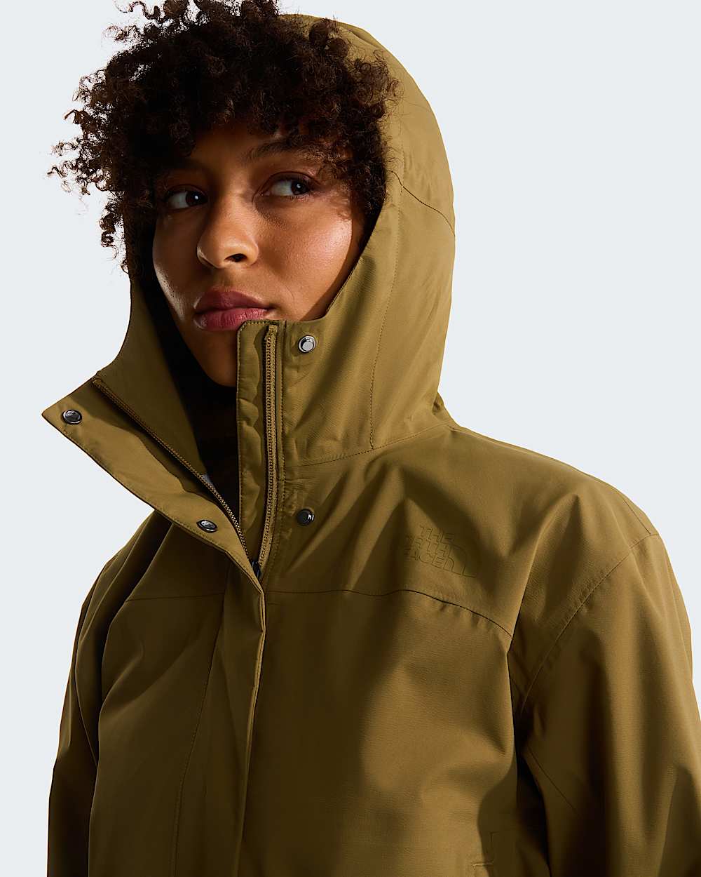 Chaqueta impermeable de 3 capas con capucha Voyage para mujer TNF alt9