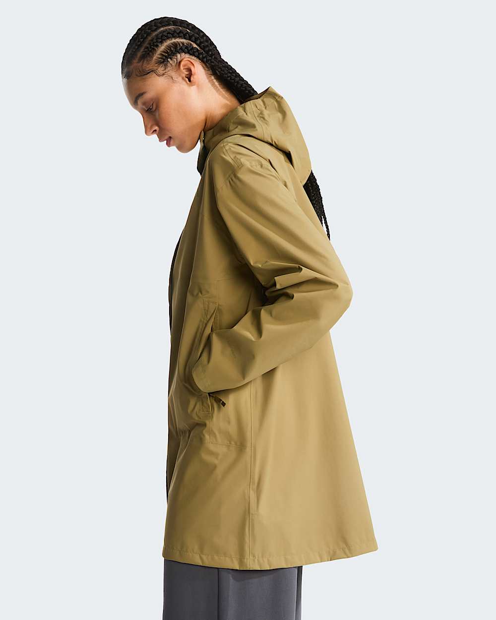 Parka impermeable de tres capas con capucha Voyage para mujer TNF alt6