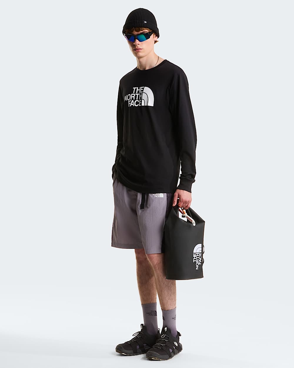 Evolution Simple Dome Regular Tshirt met lange mouwen voor heren TNF alt5