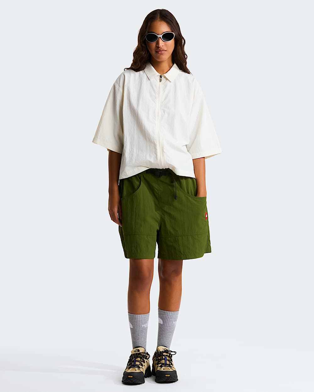 Pantaln corto de nailon con cinturn Red Box unisex TNF alt15