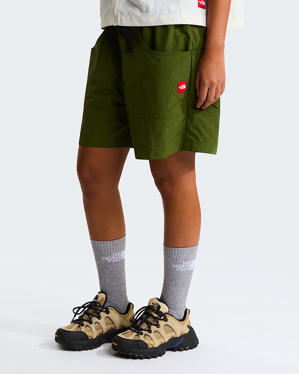Pantaln corto de nailon con cinturn Red Box unisex TNF alt14