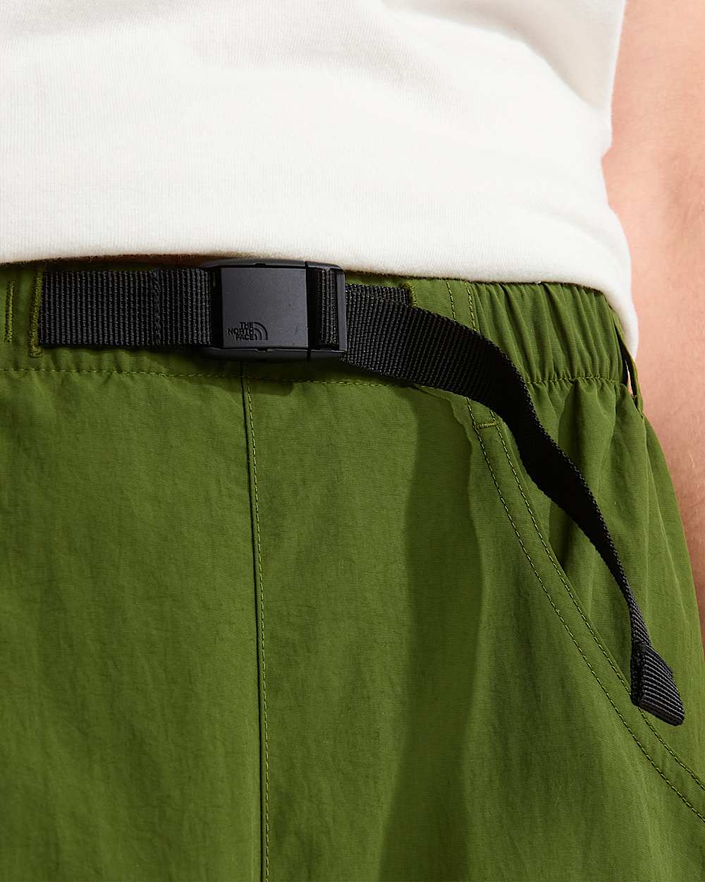 Uniseks Red Box Nylon broek met riem TNF alt8