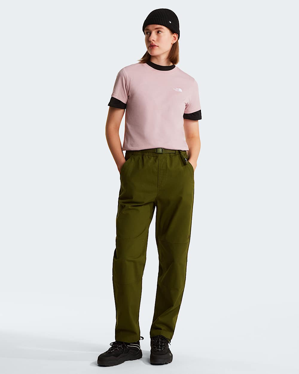 Womens Evolution Simple Dome Slim TShirt TNF alt5