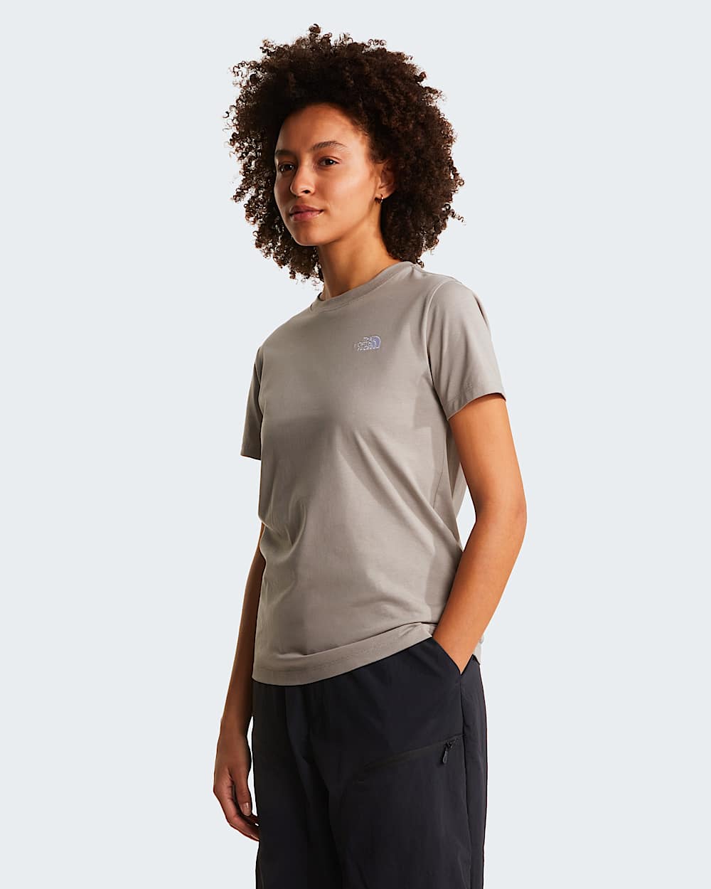 Womens Evolution Simple Dome Slim TShirt TNF alt4