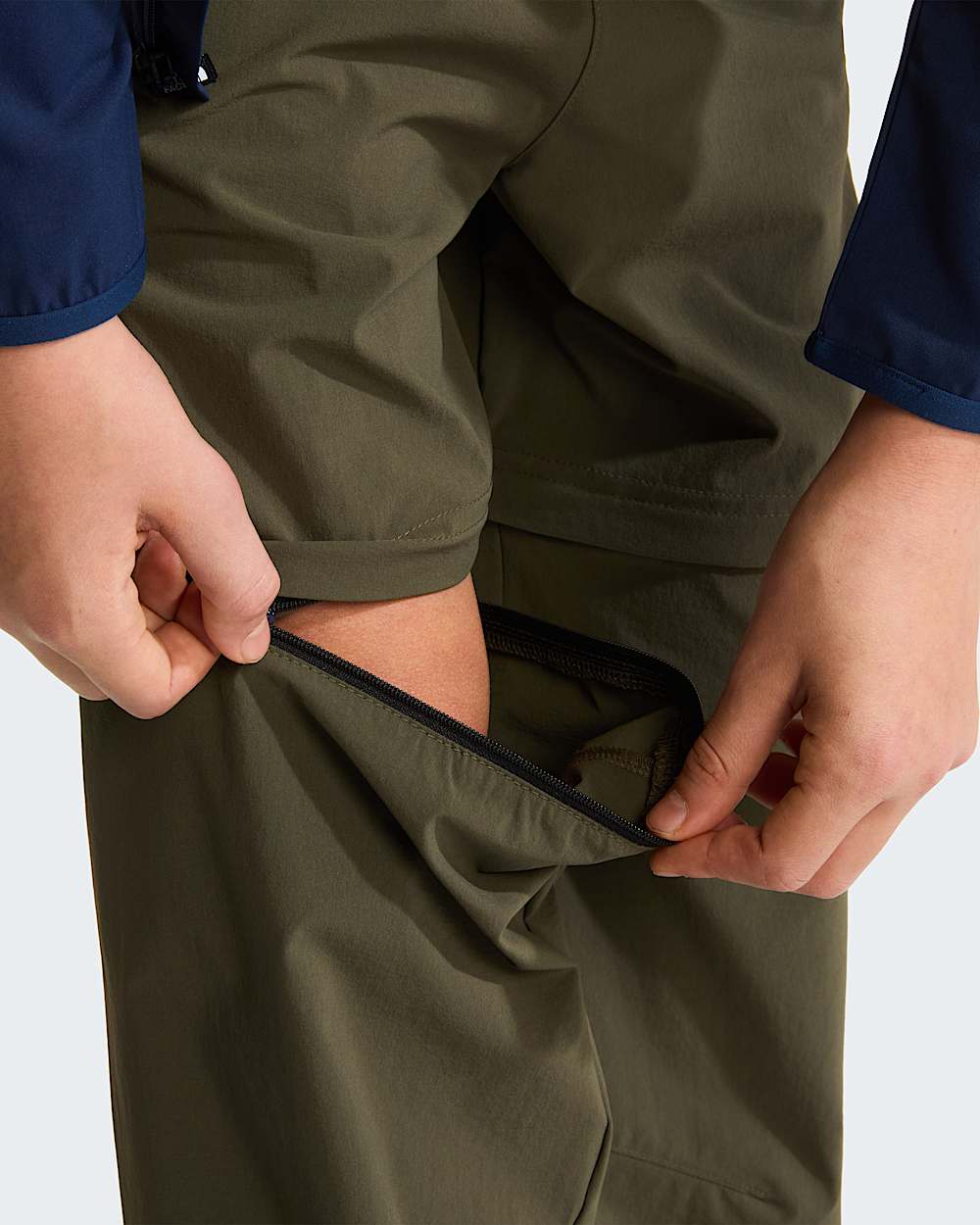 Leichte ZipoffWanderhosen fr Jugendliche TNF alt11