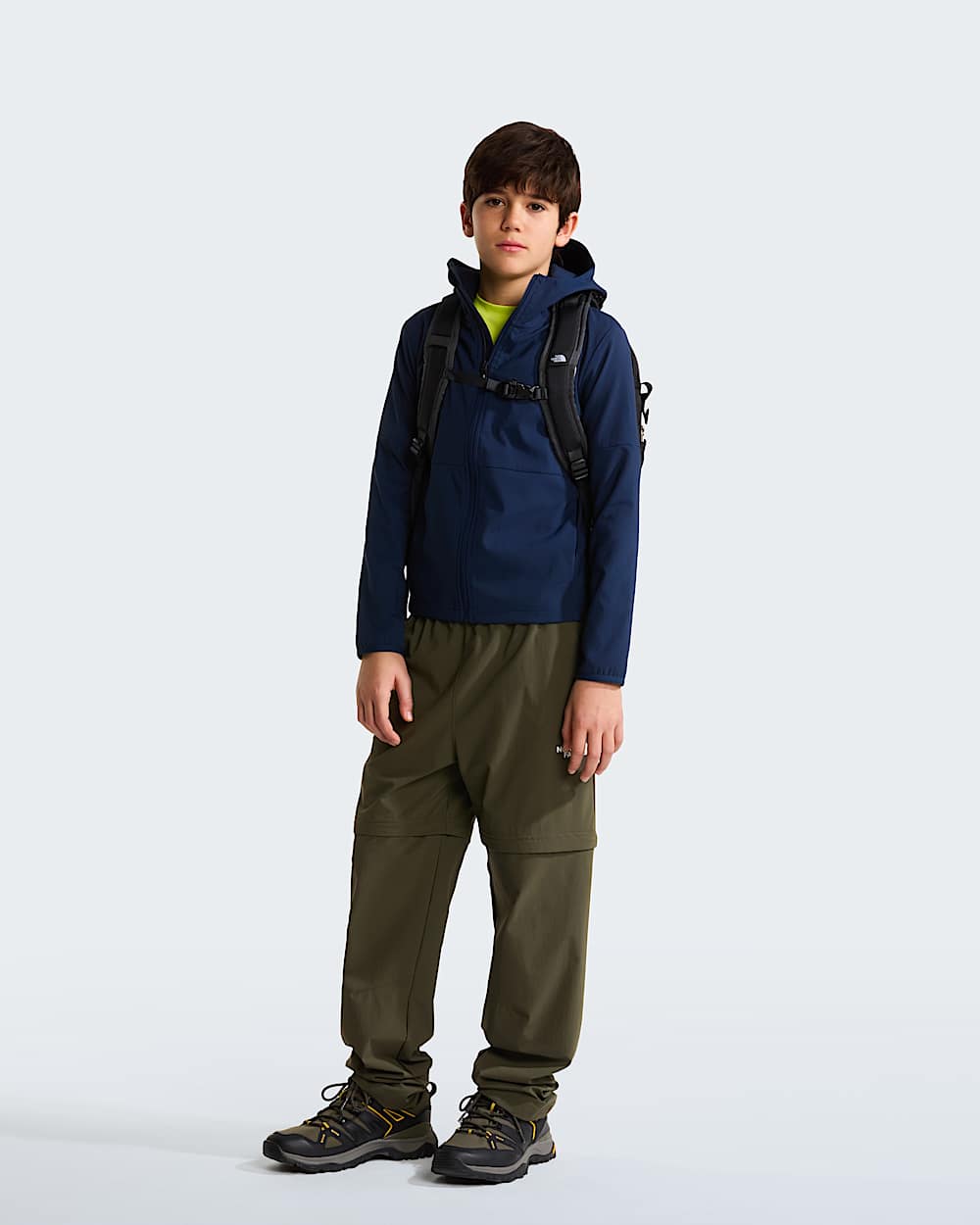Leichte ZipoffWanderhosen fr Jugendliche TNF alt8