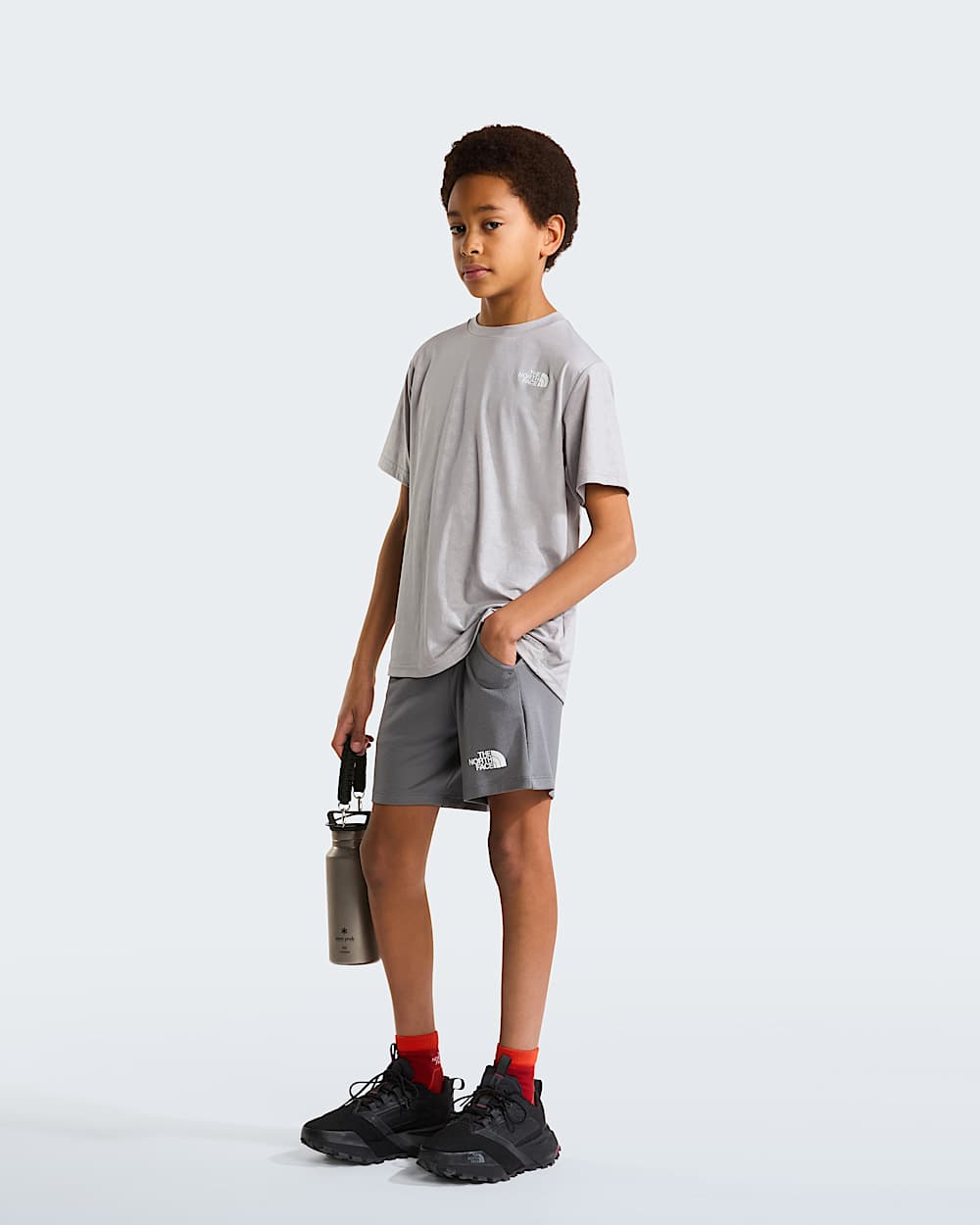 Poly Knitshort voor tieners TNF alt5
