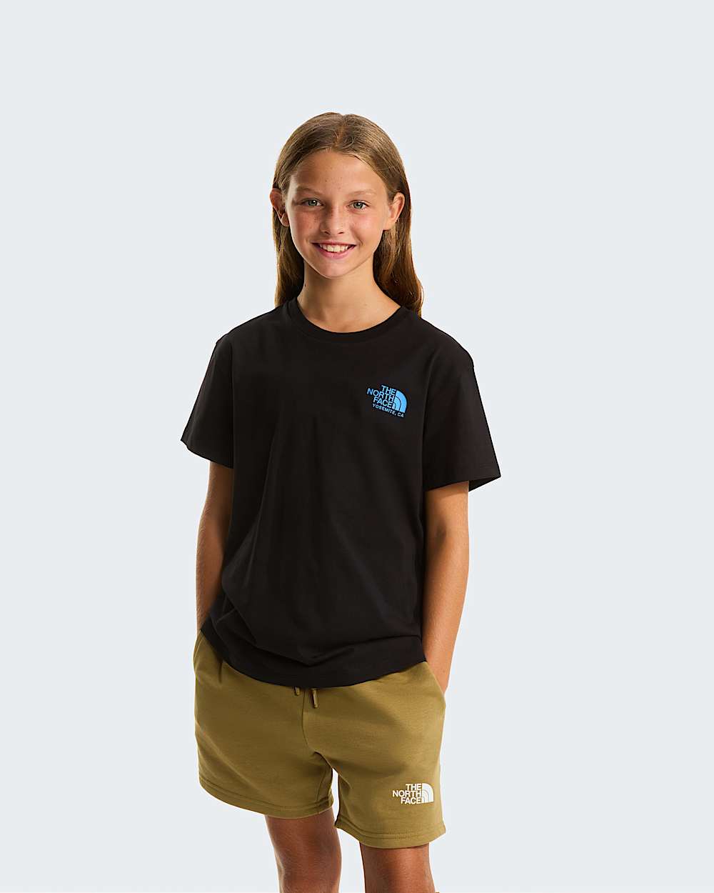 Girls Flora Relaxed TShirt TNF alt5