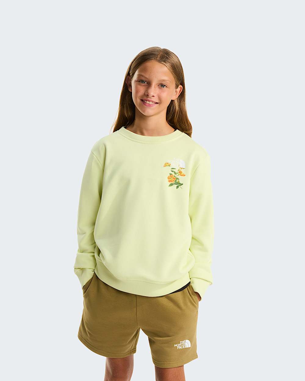 Flora relaxt geschnittenes Sweatshirt fr Mdchen TNF alt4