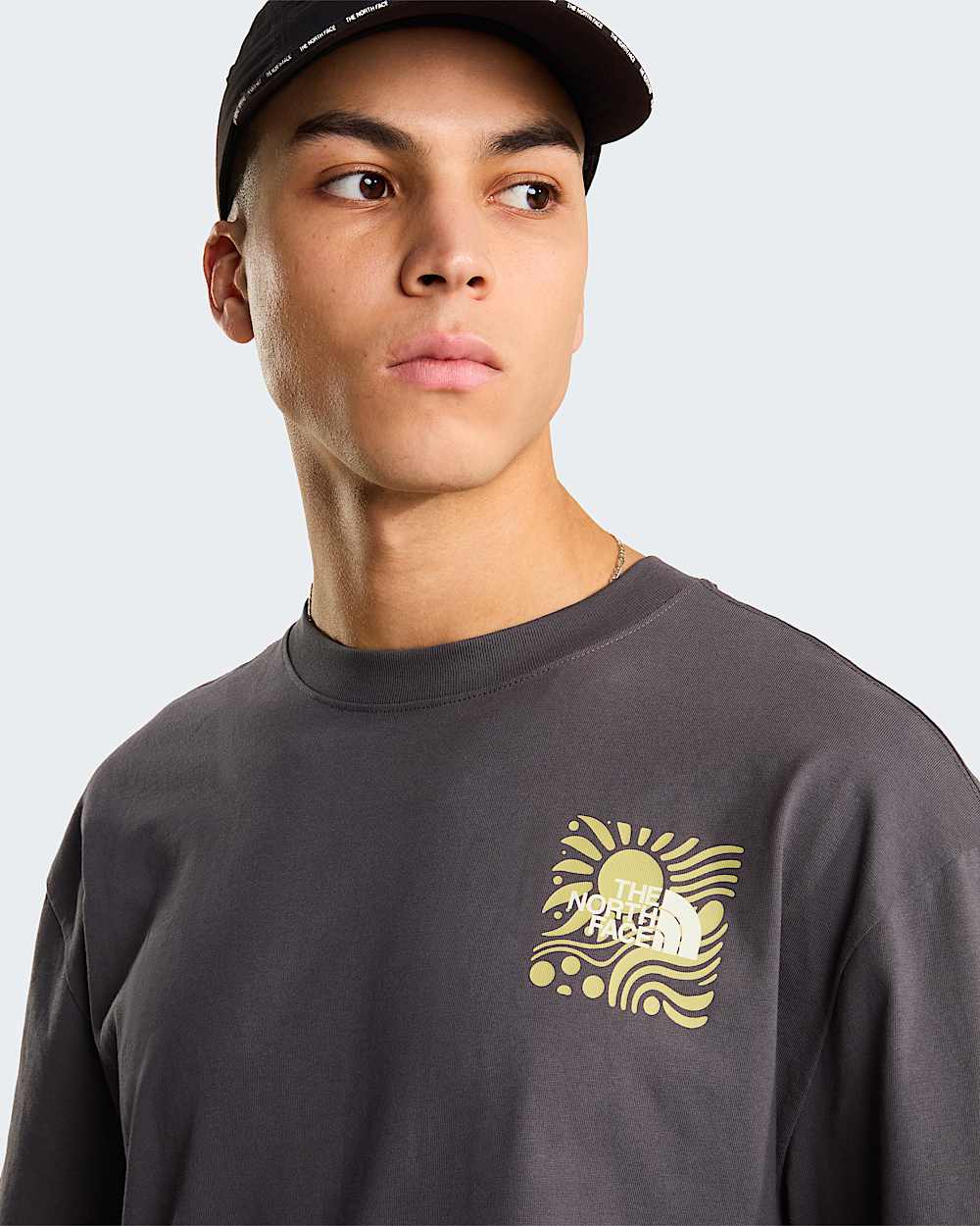 Uniseks Sun Oversized Graphic TShirt TNF alt8