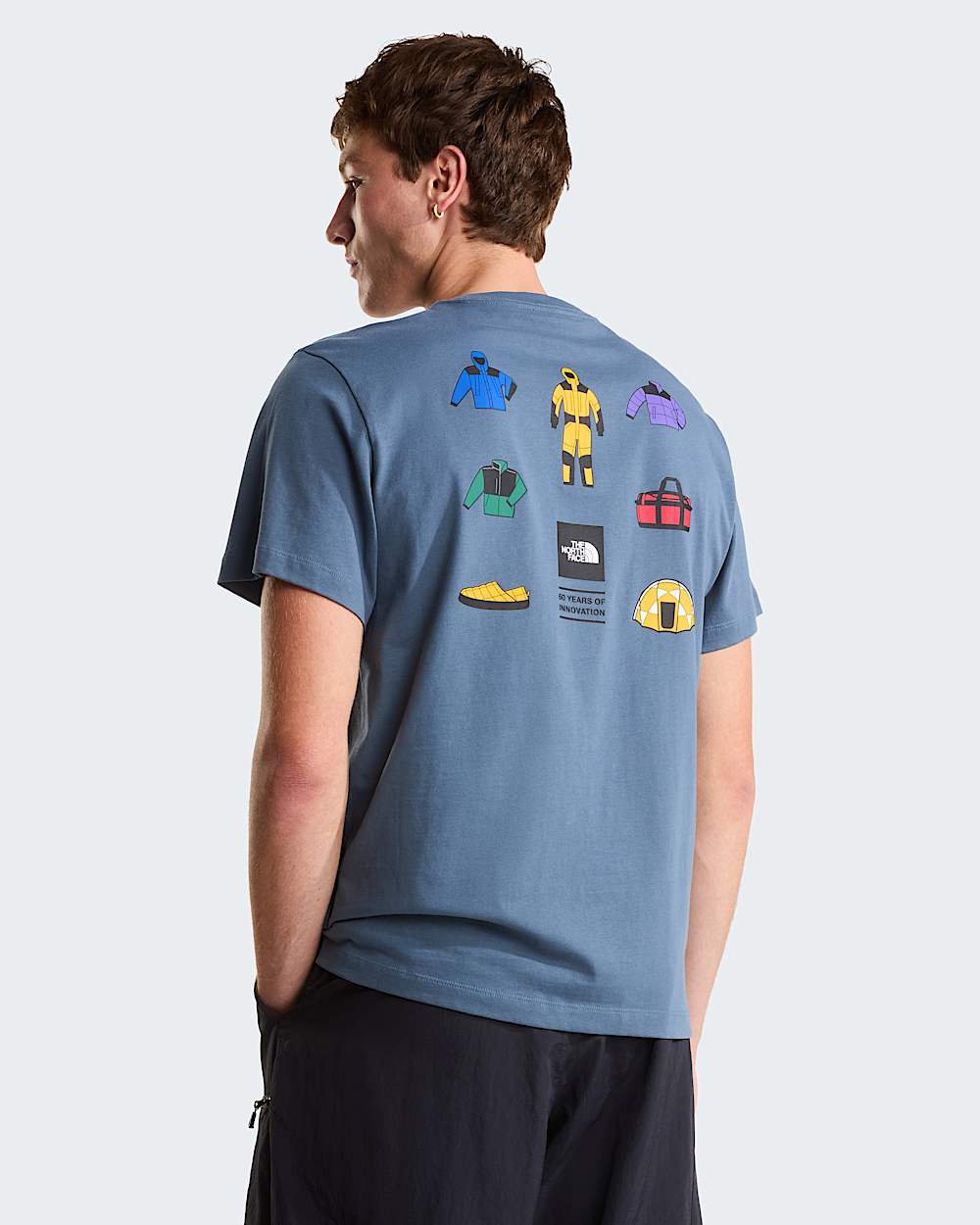 Icon Celebration normal geschnittenes TShirt mit Grafik fr Herren TNF alt4
